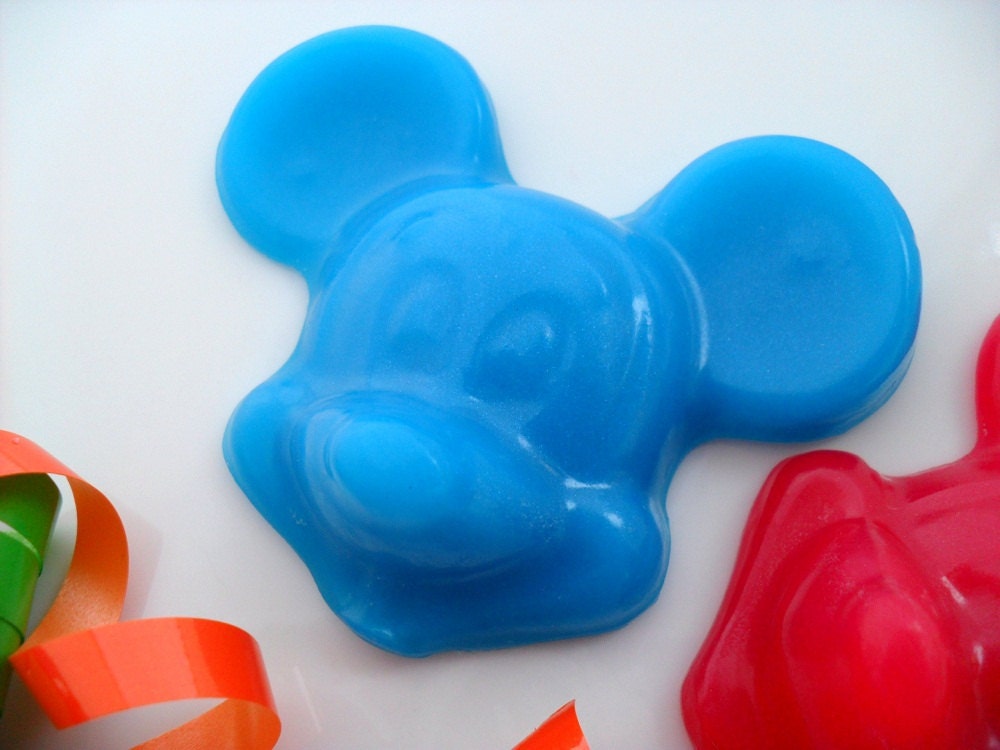 10 MOUSE SOAP FAVORS - Birthday Party - Baby Shower - Favor Tags Included