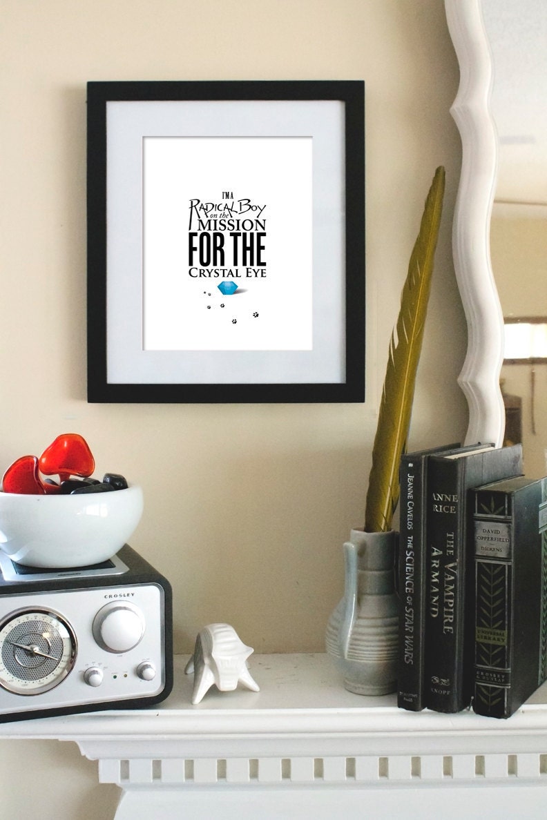 Adventure Time Inspired Quote Art - I'm a Radical Boy... 11x14in Giclée Print