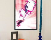Gambit - X-Men Comic Inspired Character Poster Series - 11x17 Retro Art Print