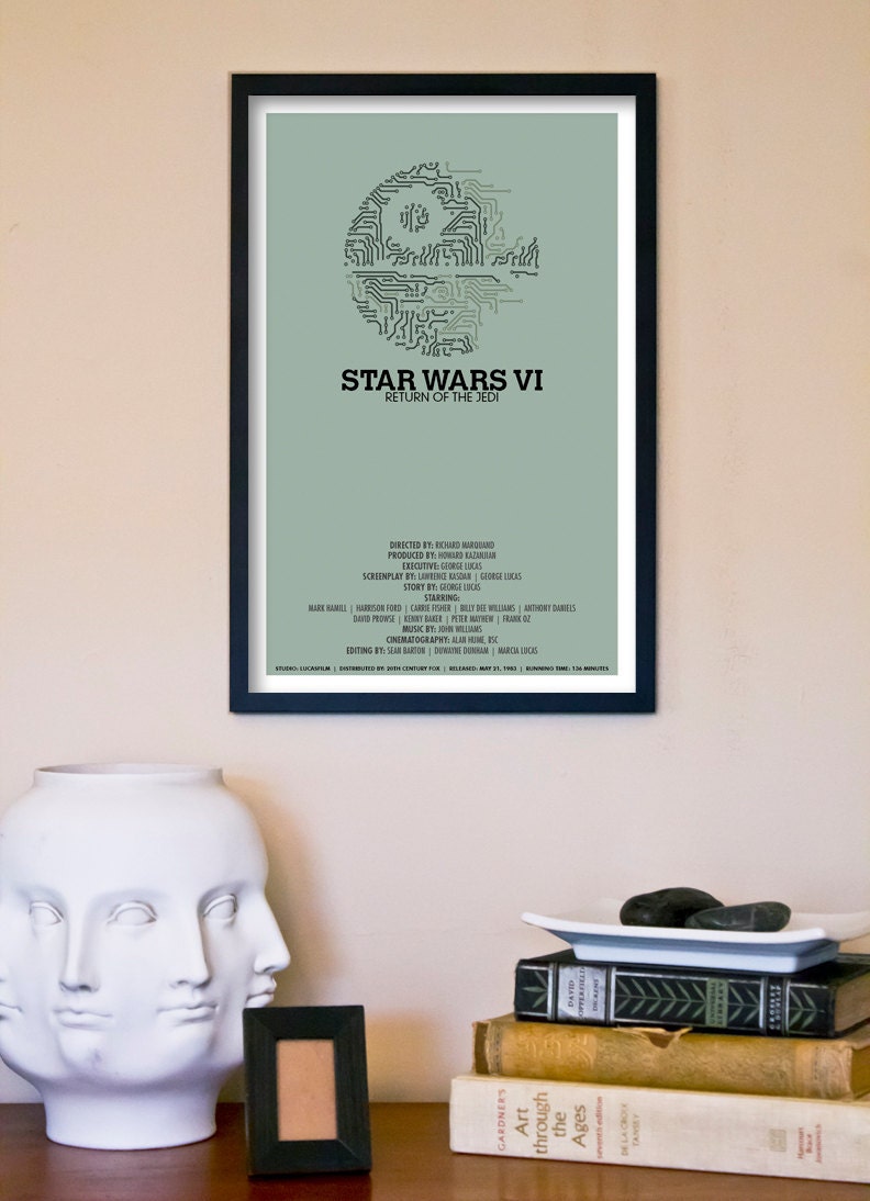 Star Wars Movie Poster // Return of the Jedi // 11x17 Science Fiction Print