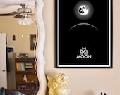 The Day of the Moon // Doctor Who Poster // 11x17 Minimalist Geek Art Print