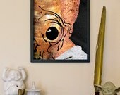 Star Wars Inspired Admiral Ackbar Character Portrait - 11x17 Fine Art Print