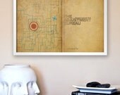 Science Fiction Movie Poster // The Adjustment Bureau // 11x17 Vintage Inspired Fine Art Print