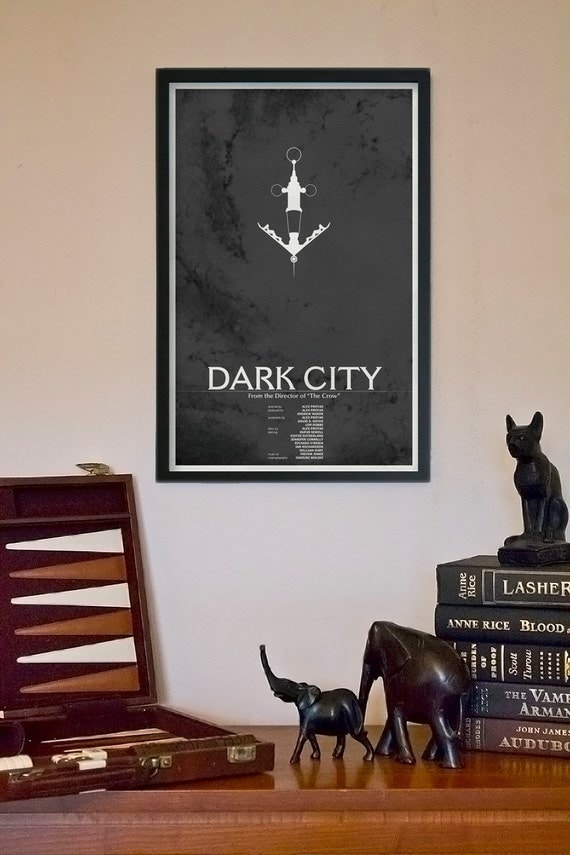 Dark City Poster 2: Science Fiction Cult Movie Poster - 11x17 Vintage Art Print