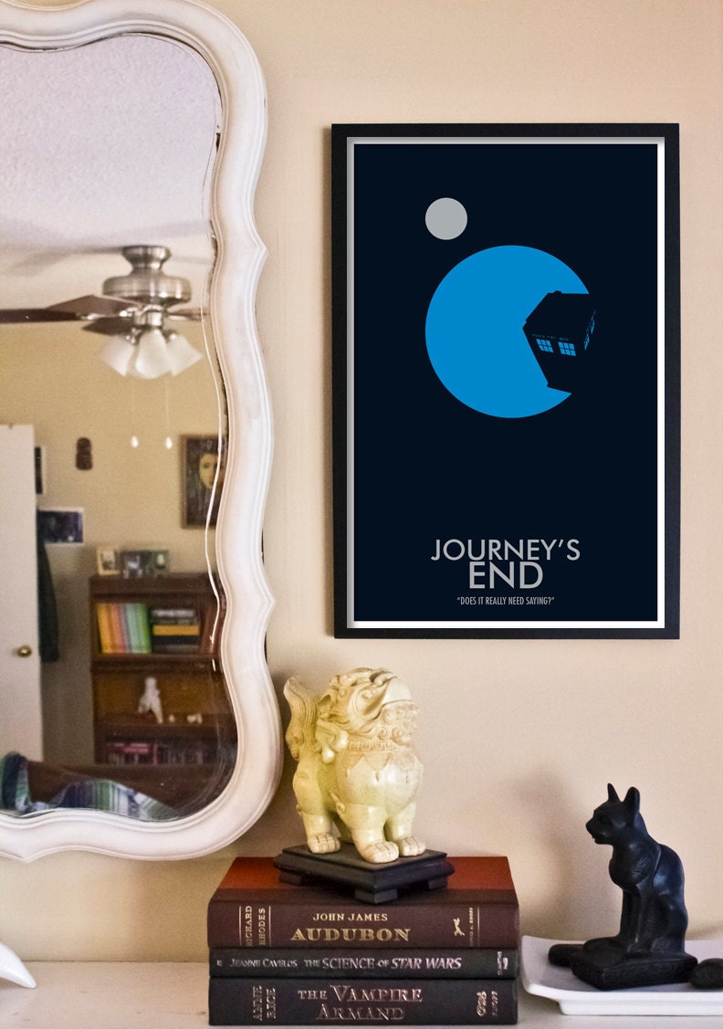 Journey's End // Doctor Who Poster // 11x17 Minimalist Geek Art Print