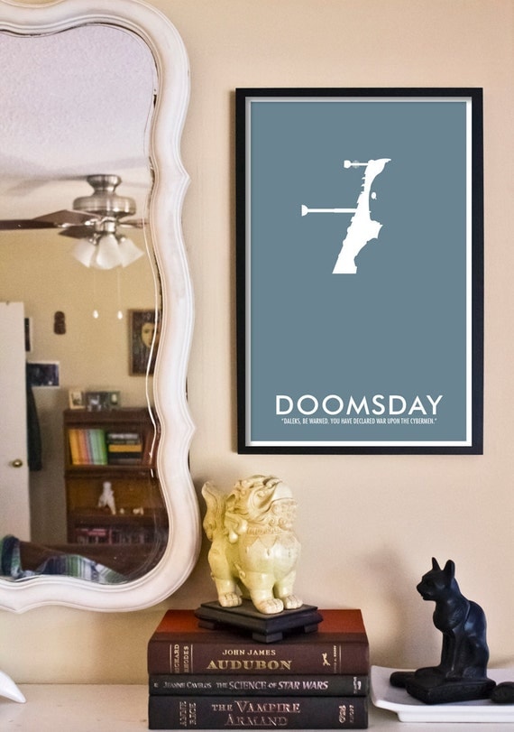 Doomsday // Doctor Who Poster // 11x17 Minimalist Geek Art Print