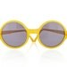 Vintage 1980's Shady Character nyc "roundeye" honey butterscotch sunglasses - FREE DOMESTIC SHIPPING