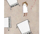 Pianos Art Print for home decor
