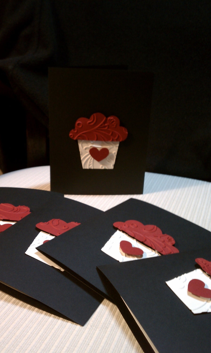 Love Cupcakes Set of 5 Valentines