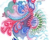 Aquatic Caretta - Art Print