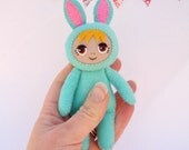 rag doll in bunny costume
