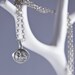 Handmade Acorn Silver Pendant PMC