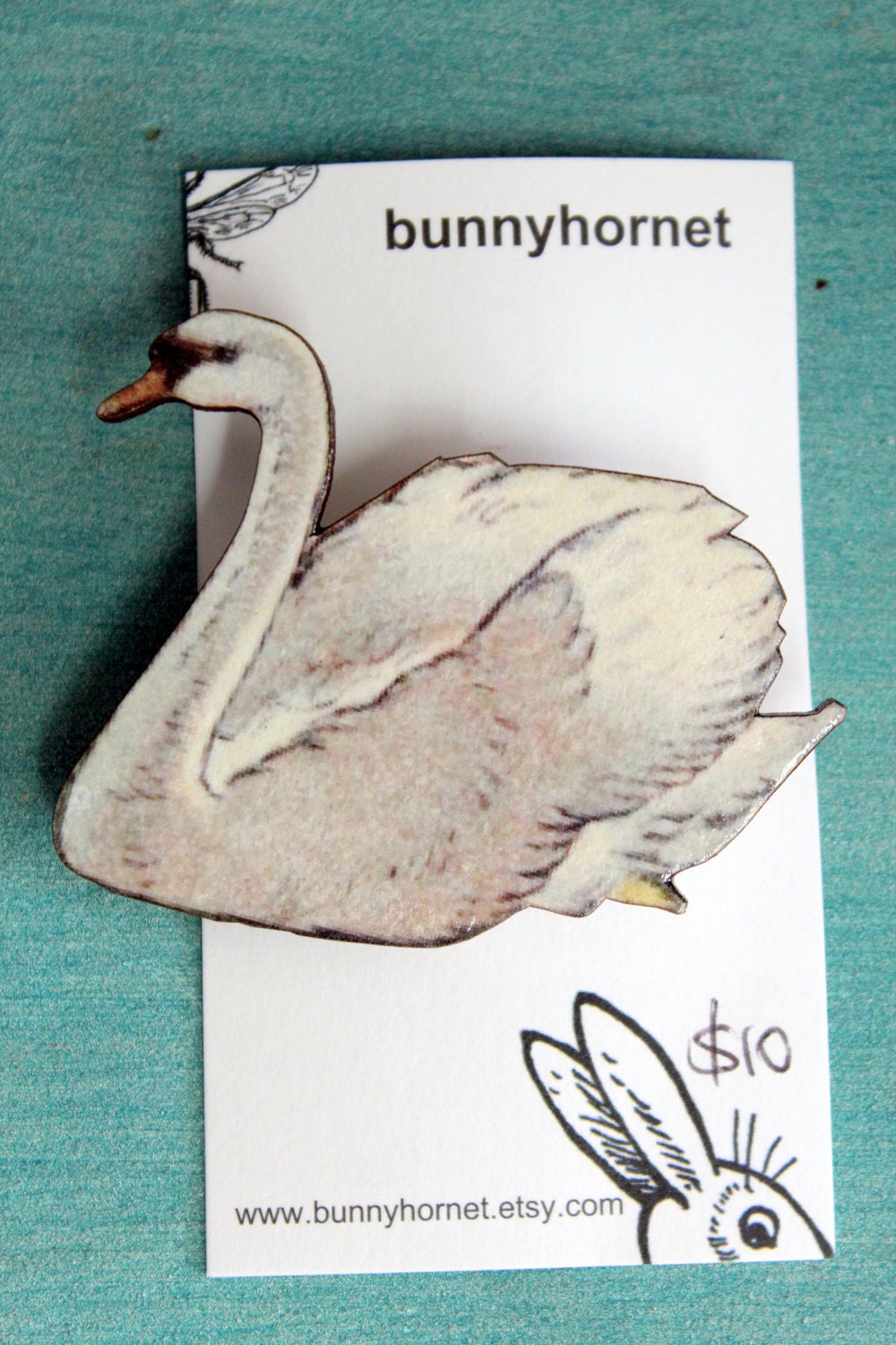 Abroad - Swan Lake brooch