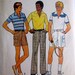 Simplicity 8052 Mens Shorts Pants Shirt 1970s  Pattern