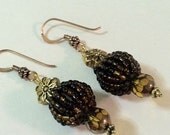 Beaded Ball Earrings