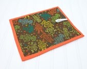 Chalkboard Mat Robots Reusable Art Toy, Homeschool Writing Mat