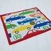 Boy Toy Chalkboard Mat Reusable Writing Toy Primary Colors Cars Red Green Blue Yellow