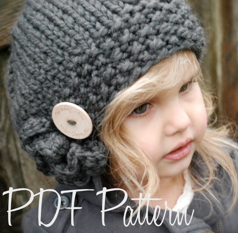 Knitting PATTERN-The Bennett Beret (Toddler, Child, Adult sizes)