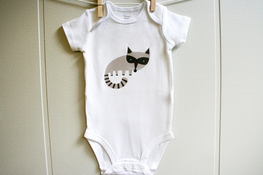 Raccoon baby onesie. Short or long sleeve. Your choice of size.