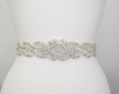 Rhinestone Beaded Bridal Sash