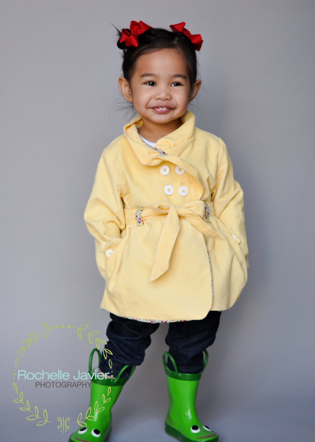 Annabelle Jacket: Girls Jacket Pattern, Baby & Toddler Jacket Pattern, Trench Coat Pattern, Pea Coat Pattern