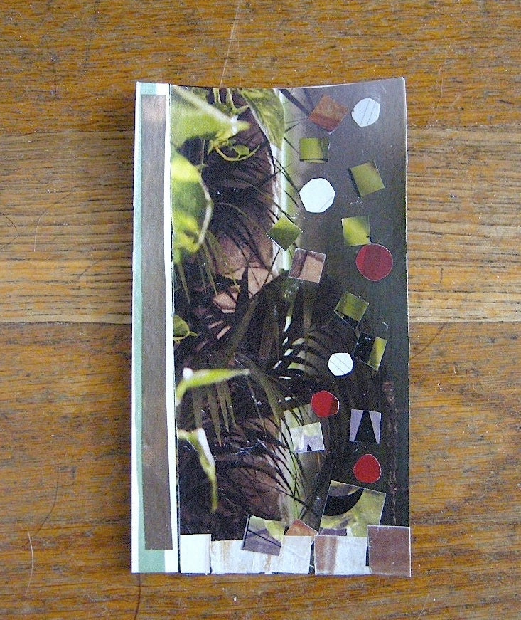 Handmade Rustic Collage / Bungalow, Earthy Abstract, Nostalgia Home Decor Display