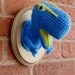 Marvin the T-Rex -- Blue and Lime