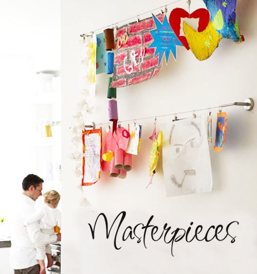 Masterpieces  -  Childrens Decor Wall Vinyl Decal - Room Decor - Childrens Vinyl Wall Decals - Baby Girl or Boy Nursery Wall Art