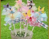Fairy Wand Birthday Flag