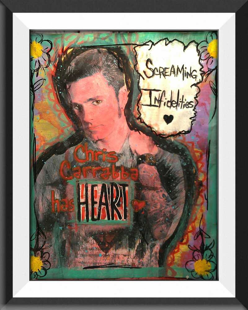Chris Carrabba - ABSTRACT CELEBRITY PRINT 