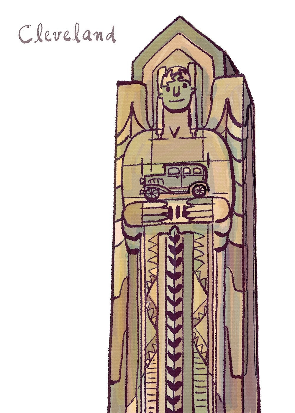Cleveland Bridge Guardian (5x7)