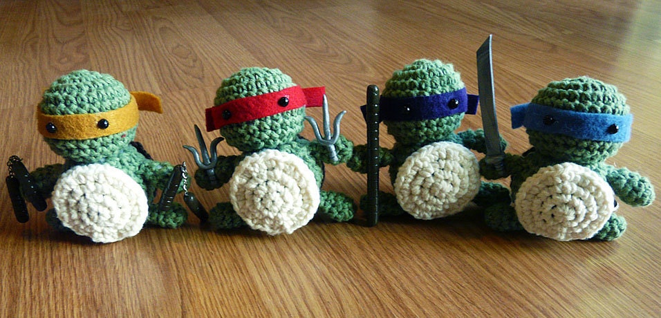 SALE -- Teenage Mutant Ninja Turtles Crochet Amigurumi ---- PDF Pattern ----
