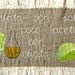 SALAD with OLIVE, Textile Art, Embroidery Applique, kitchen wall decoration, green salad