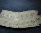 17 Thank You Sticker Seals to seal all those Special Pkgs.