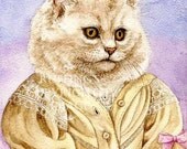 Elenora Kitten 8.5 x 11 Giclee Fine Art Print Signed Elizabeth Ruffing