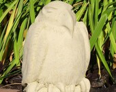 MEDIUM MEDITATING EAGLE Stone Garden Buddha Animal Sculpture (c/v)