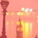 London, Big Ben photo -Night Rainbow - Fine Art Photography Print of Big Ben in London, England - 8x10 - pink