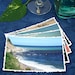 Sea Day and Twilight, set of 4 cards