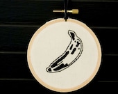 Andy Warhol Velvet Underground Banana Embroidery Wall Art.