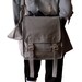 Canvas messenger bag / 14 oz. orange canvas / shoulder bag / Messenger bag / Kormargeaux