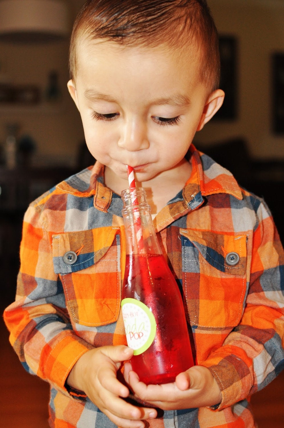 10 Plastic Soda Pop Bottle Favors