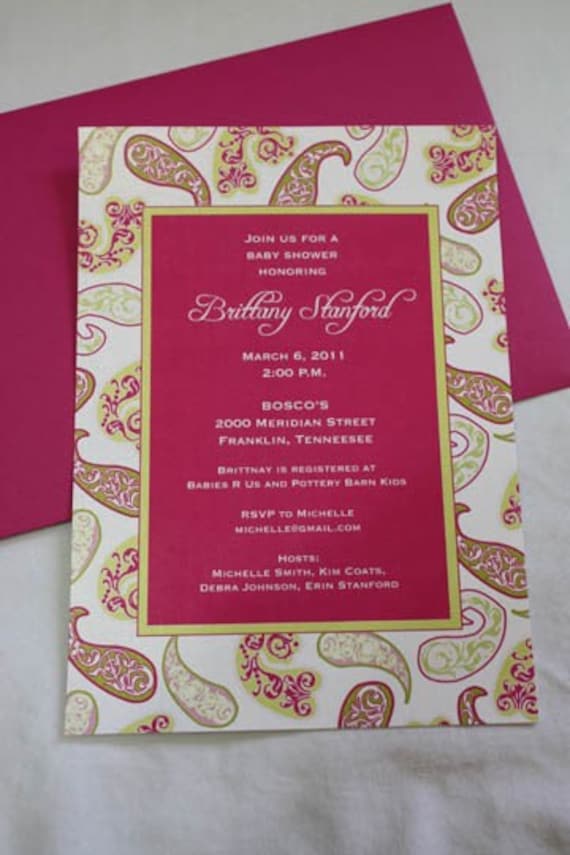 Wedding Shower Invitation