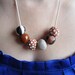 Earthen: Ceramic Bead Necklace