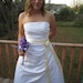 Sale Lovely wedding bouquet of fabric flowers with lovely satin fabric roses and rose buds  OOAK