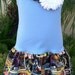 Navy Star Wars Ruffle Neck Dress  with Rhinestone Flower Available 6-12 months through Size 6/8