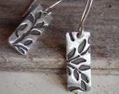 ARTisan Made "Fallin' Leaves II" Earrings - Fine Silver - Sterling Silver - OOAK