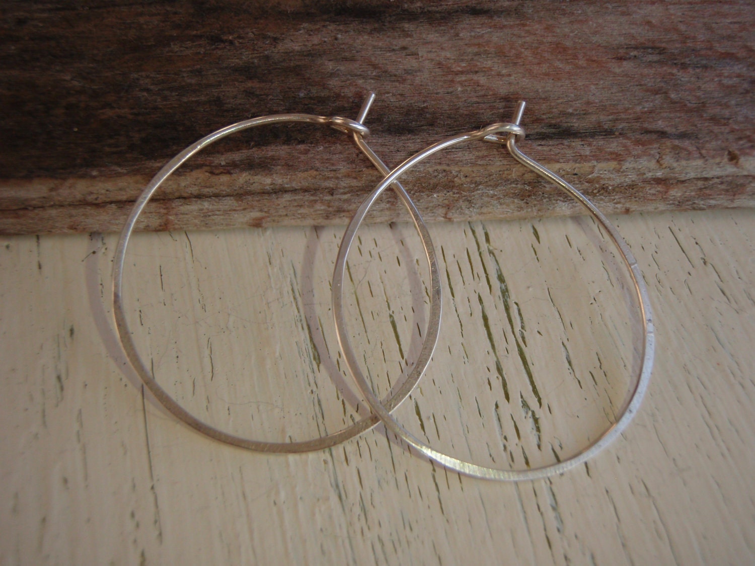 Forged Sterling Silver "Interchangeable" Hoop Earrings - ARTisan Made