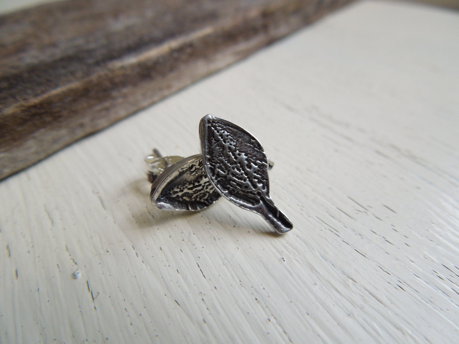ARTisan Made "Ear Buds" Post Earrings - PMC - Sterling SIlver - OOAK
