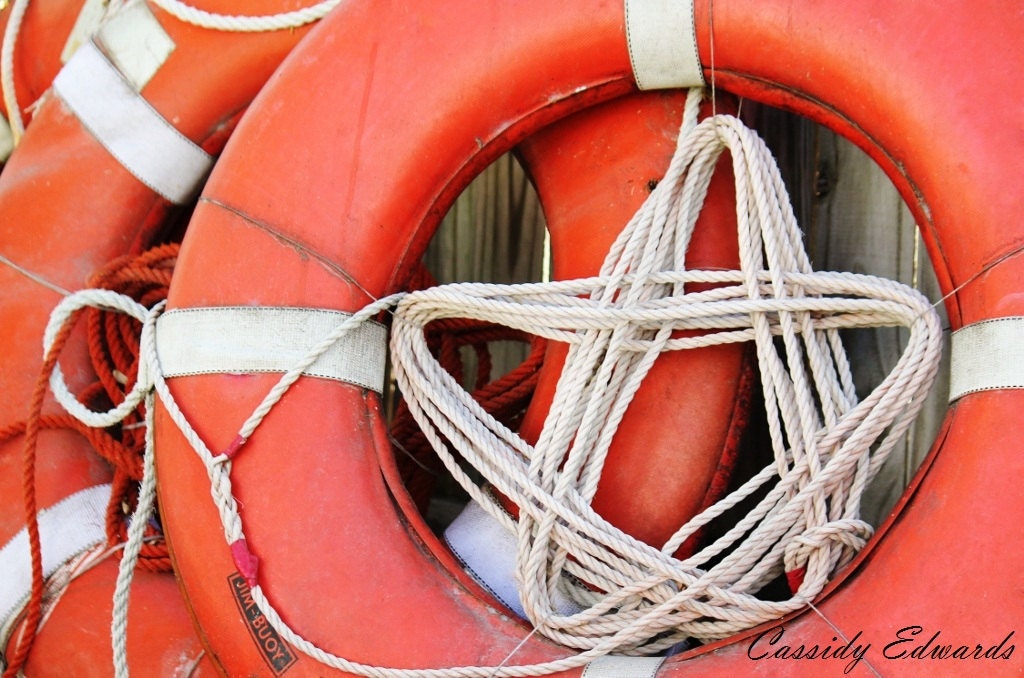 Nautical Life Rings Fine Art Photography Print