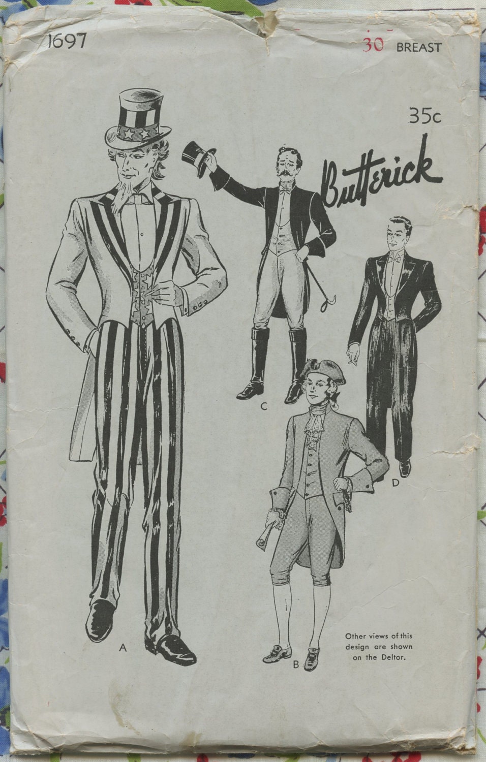 Uncle Sam Costume Pattern Child